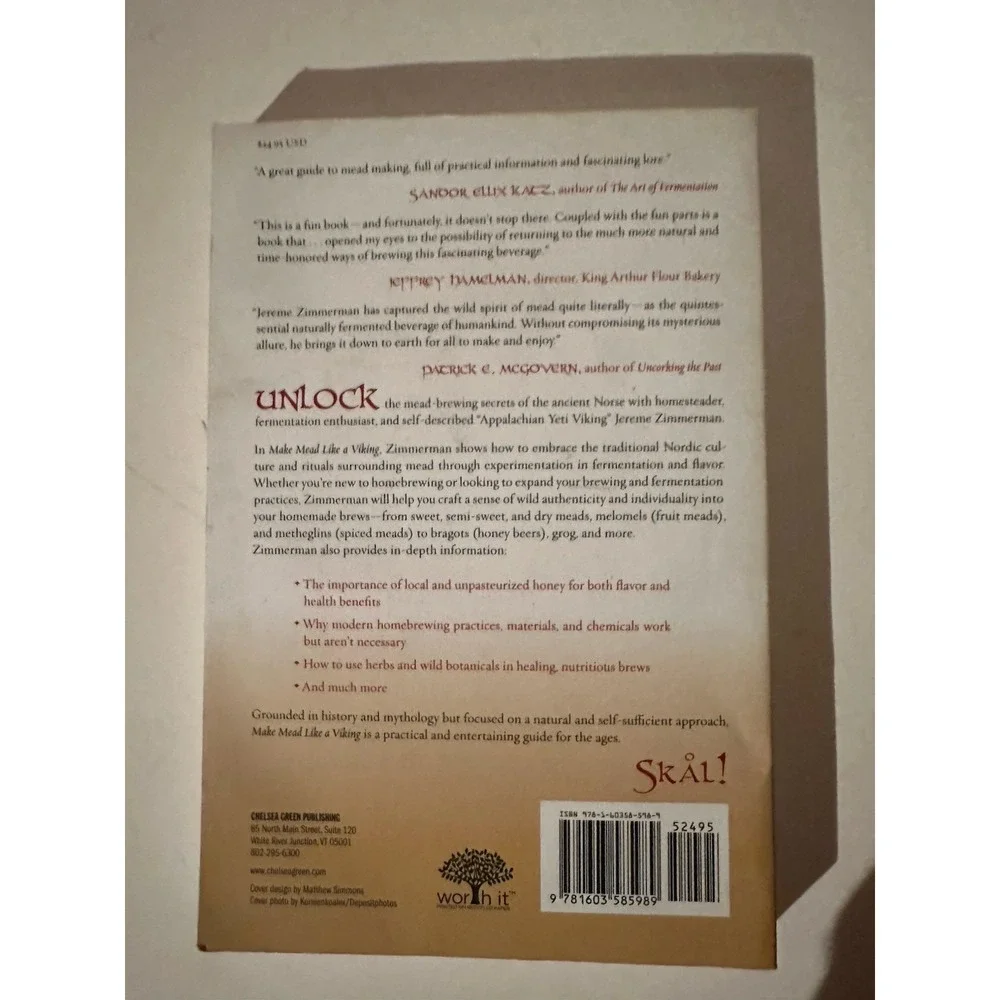 Make Mead Like a Viking Jereme Zimmerman Brewing Mead Beer Guide Recipes EC